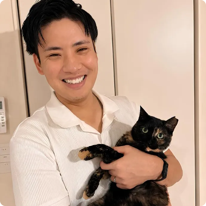  業務で関わる「おとな猫譲渡促進事業」プロジェクトがきっかけに