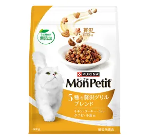 モンプチ ドライ 5種の贅沢グリルブレンドのパッケージ