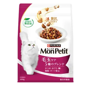 モンプチ 贅沢 毛玉ケア 5種のブレンドのパッケージ