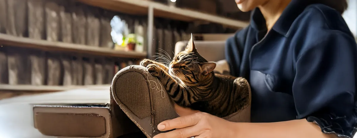 猫が家具やカーペットを引っかく6つの理由と対策
